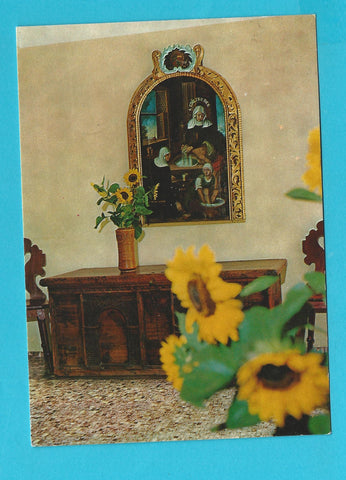 AK Thermalbad Wildbad-Einöd. Detail aus dem Foyer.