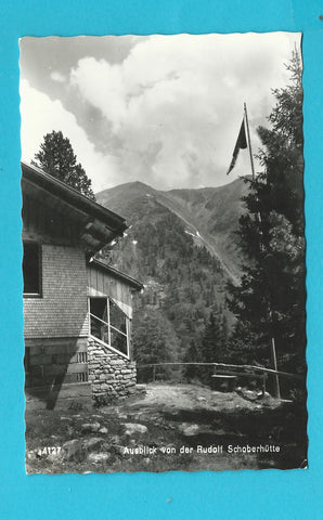 AK Ausblick von der Rudolf Schoberhütte.