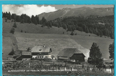 AK Krakauebene bei Murau. Alpengasthof am Fiegler. (1963)