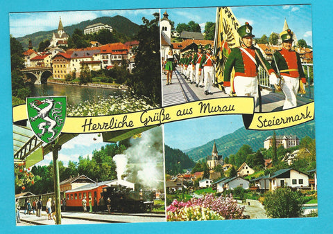 AK Herzliche Grüße aus Murau.