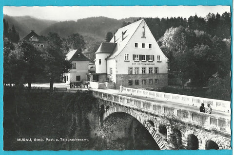 AK Murau. Post- u. Telegraphenamt. (1966)