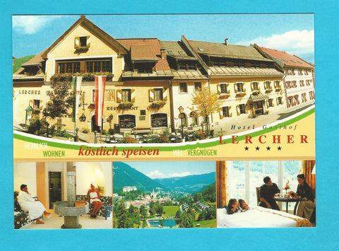 AK Murau. Hotel Gasthof Lercher. Schwarzenbergstrasse 10.