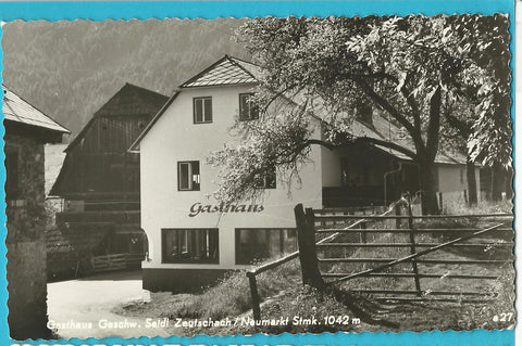 AK Zeutschach bei Neumarkt. Gasthaus Geschw. Seidl.