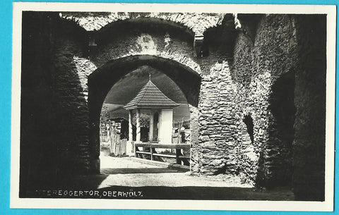 AK Oberwölz. Hintereggertor. (1929)