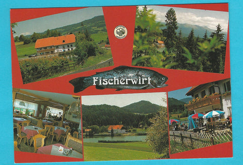 AK Zeutschach 38. Gasthof Fischerwirt. Herbert Kölbl.