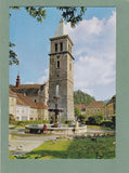 AK Judenburg. Hauptplatz mit Stadtturm und Springbrunnen.