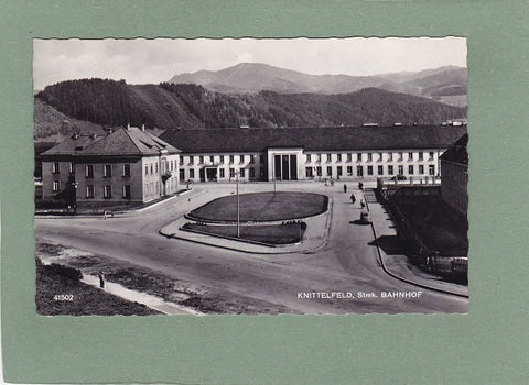 AK Knittelfeld. Bahnhof.
