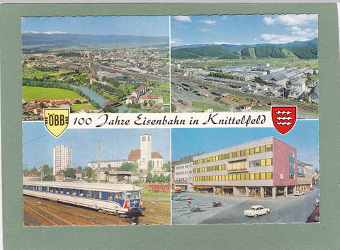 AK ÖBB 100 Jahre Eisenbahn in Knittelfeld.