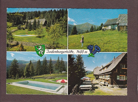 AK Judenburgerhütte. Hans und Traude Sauer.