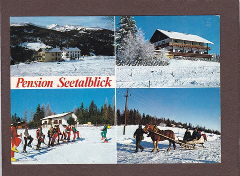 AK Pension Seetalblick. St. Wolfgang, Obdach.