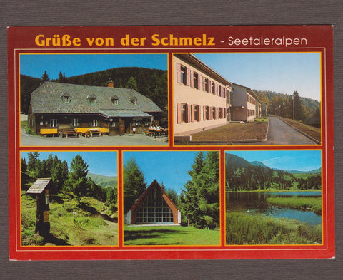 AK Grüße von der Schmelz. Seetaleralpen. Gasthaus Schmelz.