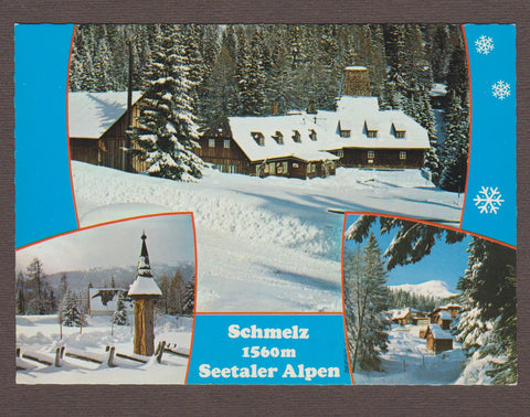 AK Schmelz. Seetaler Alpen. Alpengasthof Pächter Fam. Rieser.