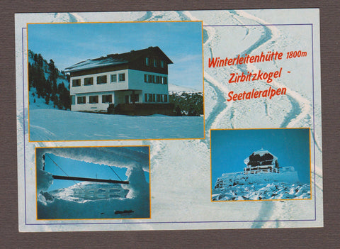 AK Winterleitenhütte. Zirbitzkogel - Seetaleralpen. (1986)