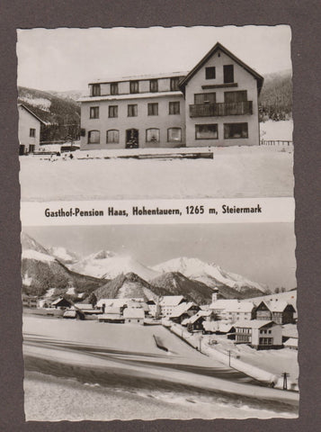 AK Hohentauern. Gasthof Pension Haas.