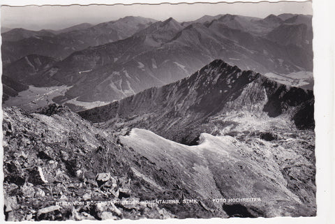 AK Blick vom Bösenstein gegen Hohentauern.