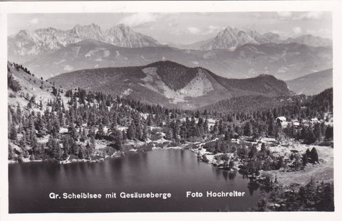 AK Gr. Scheiblsee mit Gesäuseberge.