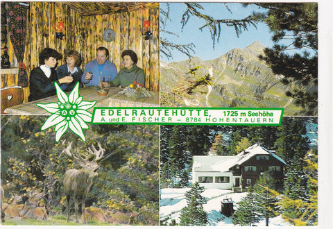 AK Edelrautehütte. A. u. E. Fischer. Hohentauern.
