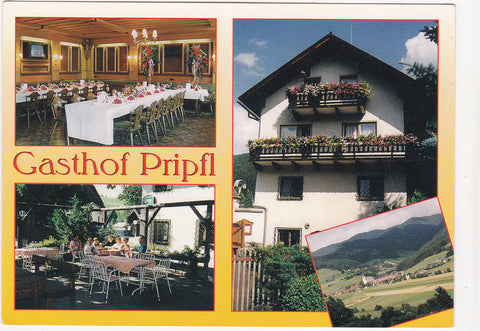 AK Möderbrugg. Gasthof Pension. Familie Pripfl. St. Oswald 22.
