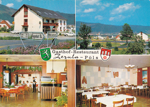 AK Pöls. Gasthof Restaurant Zerula.