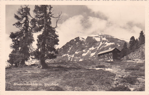 AK Winterleitenhütte m. Kreiskogel. (1939)