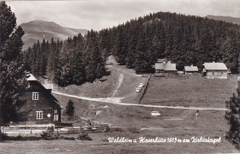 AK Waldheim u. Kaserhütte am Zirbitzkogel.