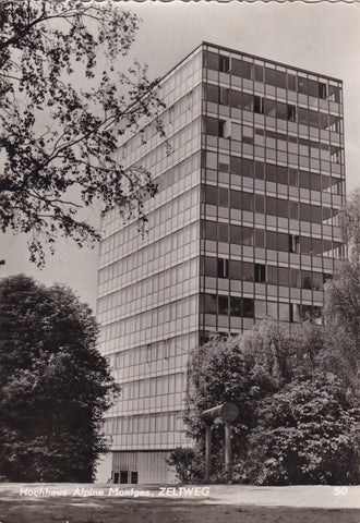 AK Zeltweg. Hochhaus Alpine Montges.
