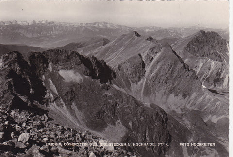 AK Blick v. Bösenstein geg. Dreistecken u. Hochhaide.
