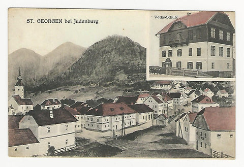 AK St. Georgen bei Judenburg. Volks-Schule.