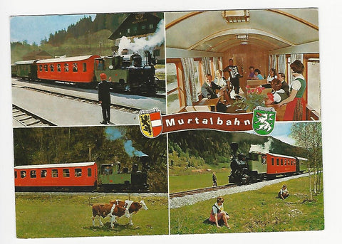 AK Murtalbahn - Schmalspurbahn verkehrt zw. Unzmarkt und Mauterndorf.