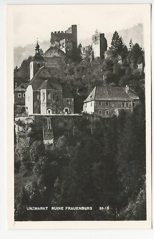 AK Unzmarkt. Ruine Frauenburg.