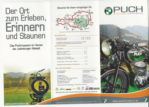 Prospekt Judenburg Puch Museum.