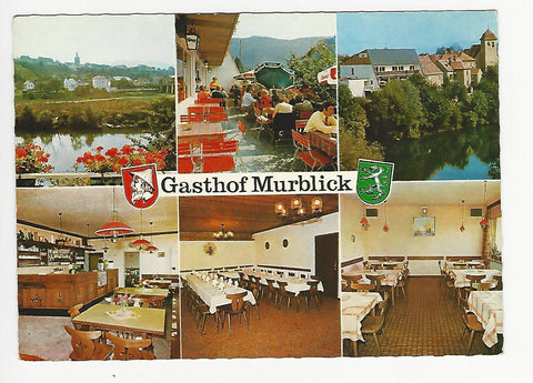 AK Judenburg. Sensenwerkgasse 11. Gasthof Restaurant Murblick. Anton u. V. Schmiedpeter.