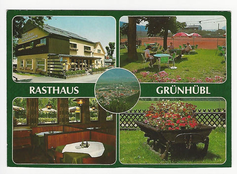 AK Judenburg. Rasthaus Grünhübl. Fam. Friedwald Schaffer. (1984)