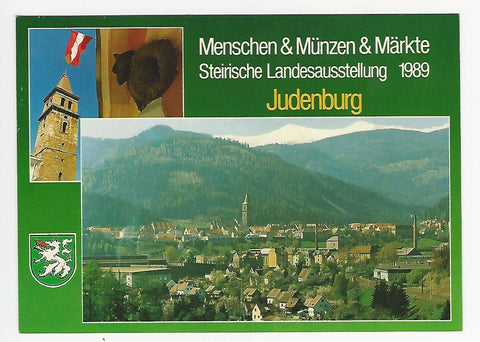 AK Judenburg. Steirische Landesausstellung 1989 Menschen & Münzen & Märkte.
