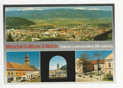AK Judenburg. Steirische Landesausstellung 1989 Menschen & Münzen & Märkte.