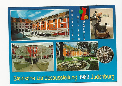 AK Judenburg. Steirische Landesausstellung 1989 Menschen & Münzen & Märkte.