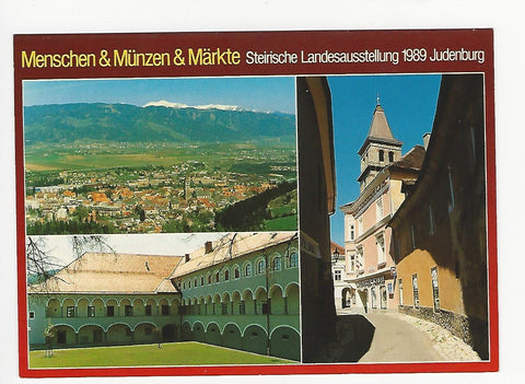 AK Judenburg. Steirische Landesausstellung 1989 Menschen & Münzen & Märkte.