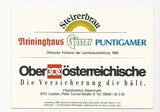 Werbe-Karte Judenburg. Vom Eisen bis zum Gold im Rahmen der Landessonderausstellung 1989.