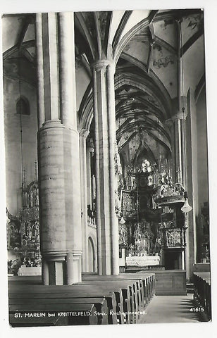 AK St. Marein bei Knittelfeld. Kircheninneres.