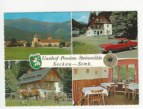 AK Seckau. Gasthof Pension Steinmühle.