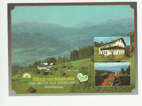 AK Kleinlobming. Fam. Moitzi. Vlg. Schachner, Hausergraben 37.