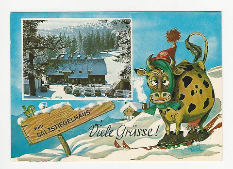 AK Viele Grüße vom Salzstiegelhaus. (1986)