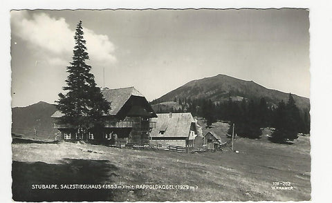 AK Stubalpe. Salzstieglhaus mit Rappoldkogel.