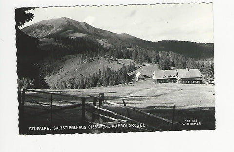 AK Stubalpe. Salzstieglhaus mit Rappoldkogel.