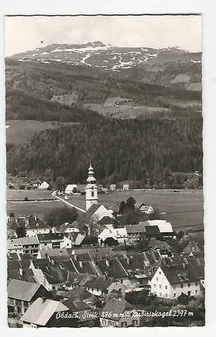 AK Obdach mit Zirbitzkogel.