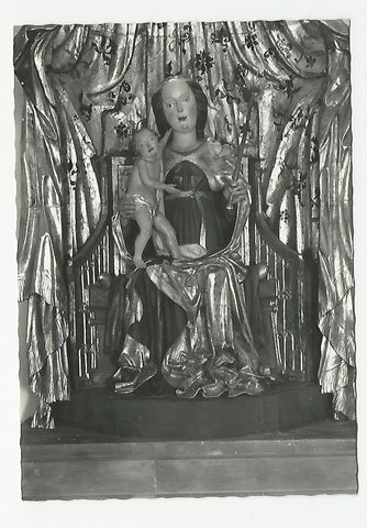 AK Benediktiner-Abtei Seckau. Madonna v. Mariä - Opferungsaltar. (1966)