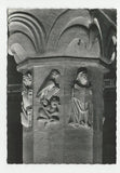 AK Benediktiner-Abtei Seckau. Relief am achteckigen Pfeiler. (1959)