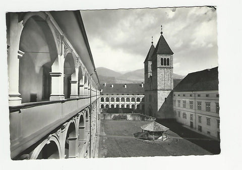 AK Benediktiner-Abtei Seckau. Klosterhof mit Kirche (1960)