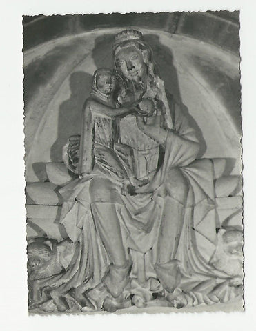 AK Basilika zu Seckau: Thronende Muttergottes.
