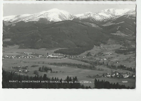 AK Markt u. Benediktiner Abtei Seckau gegen Zinken (1968)